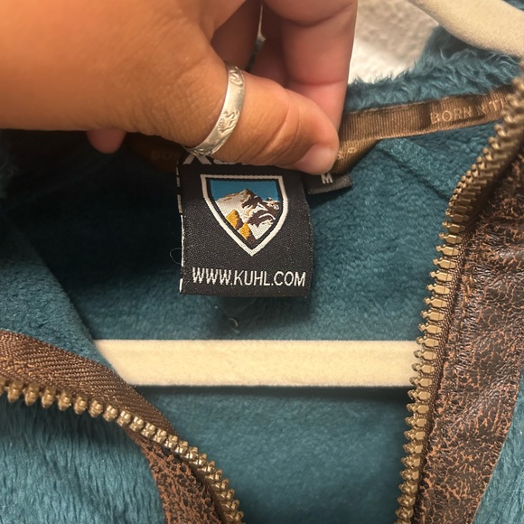 Women’s Kuhl Teal Sherpa jacket Medium - Picture 4 of 6